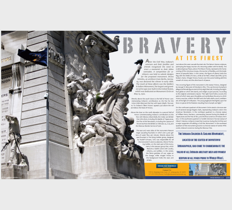 Soldiers and Sailors Monument Magazine Spread